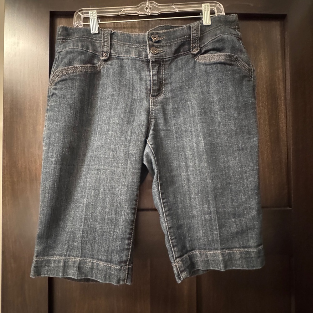 Dark Denim Shorts